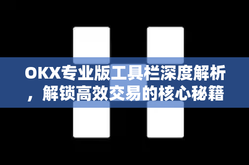 OKX专业版工具栏深度解析，解锁高效交易的核心秘籍-第1张图片-欧易 - OKX官网下载 | 全球智能投资加密货币交易所