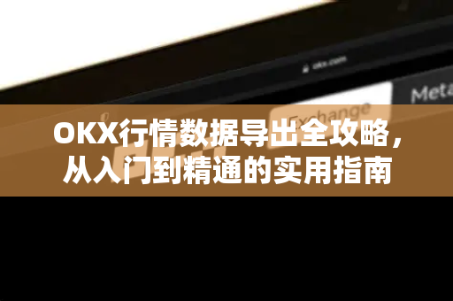OKX行情数据导出全攻略,从入门到精通的实用指南-第1张图片-欧易 - OKX官网下载 | 全球智能投资加密货币交易所 OKX行情数据导出全攻略,从入门到精通的实用指南-第1张图片-欧易 - OKX官网下载 | 全球智能投资加密货币交易所