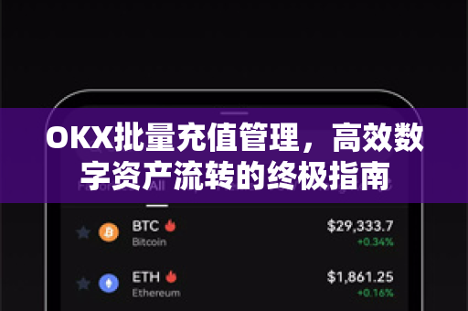 OKX批量充值管理，高效数字资产流转的终极指南-第1张图片-欧易 - OKX官网下载 | 全球智能投资加密货币交易所