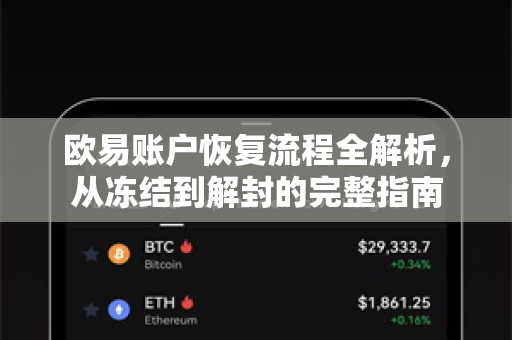 欧易账户恢复流程全解析，从冻结到解封的完整指南