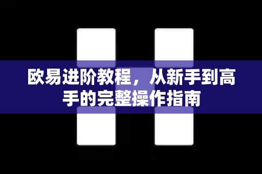 欧易进阶教程，从新手到高手的完整操作指南-第1张图片-欧易 - OKX官网下载 | 全球智能投资加密货币交易所