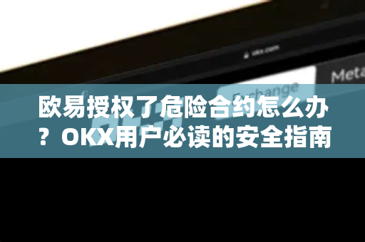 欧易授权了危险合约怎么办？OKX用户必读的安全指南-第1张图片-欧易 - OKX官网下载 | 全球智能投资加密货币交易所