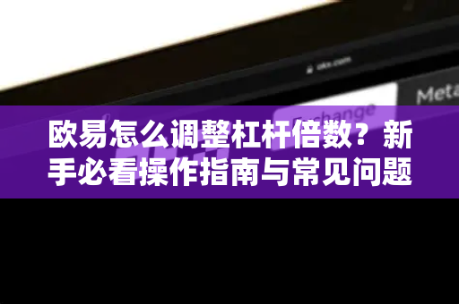 欧易怎么调整杠杆倍数？新手必看操作指南与常见问题解答-第1张图片-欧易 - OKX官网下载 | 全球智能投资加密货币交易所