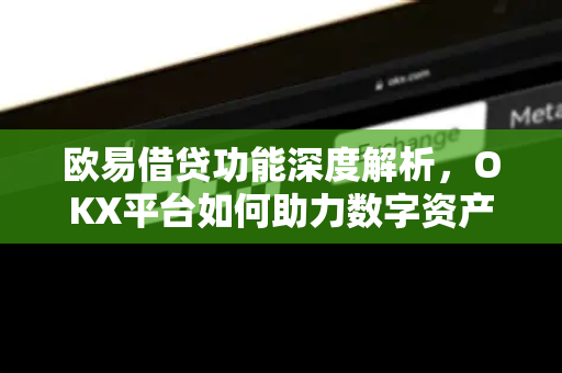 欧易借贷功能深度解析，OKX平台如何助力数字资产灵活变现