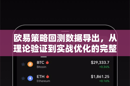 欧易策略回测数据导出，从理论验证到实战优化的完整指南-第1张图片-欧易 - OKX官网下载 | 全球智能投资加密货币交易所